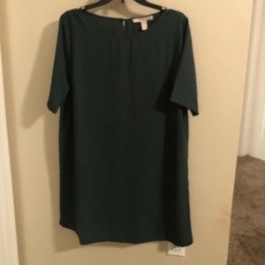 Forever 21 Forest green shift dress